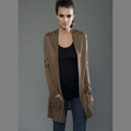 MOCO Eco MicroModal Fine Jersey Long Sleeve Front Pocket Cardigan Sweater